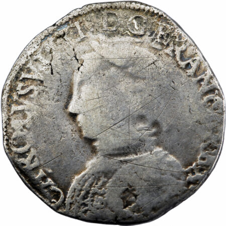 Charles IX Teston 1565 La Rochelle