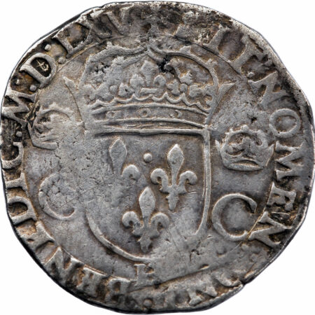 Charles IX Teston 1565 La Rochelle – Image 2
