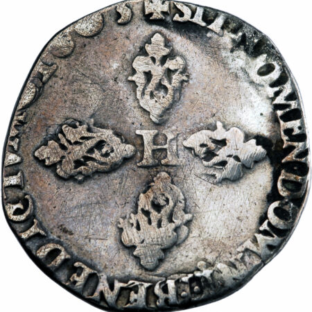 Henri IV Demi-franc 1603 Troyes – Image 2