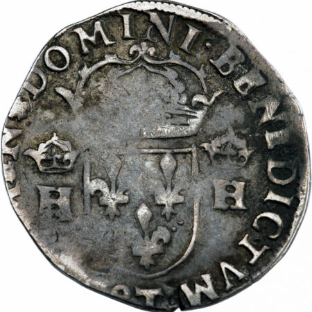 Henri III Teston 1575 Nantes – Image 2