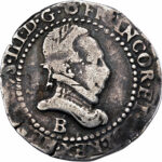 Henri III Demi-franc 1587 Rouen