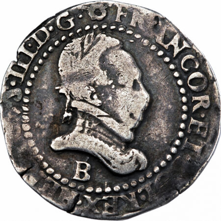 Henri III Demi-franc 1587 Rouen