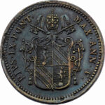 Italie Vatican Pie IX 1/2 Baiocco 1850 Rome
