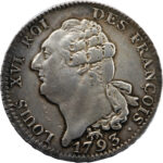 France Louis XVI Ecu de 6 livres 1793 Paris