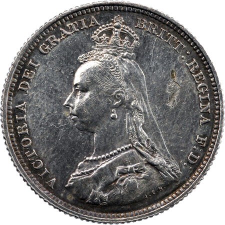 Grande Bretagne Victoria Shilling 1887