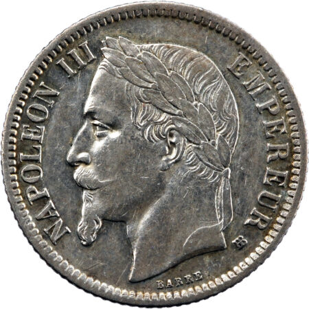 France Napoléon III Franc 1866 Strasbourg