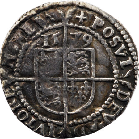 Grande Bretagne Elizabeth Ier Threepence 1579 Londres – Image 2