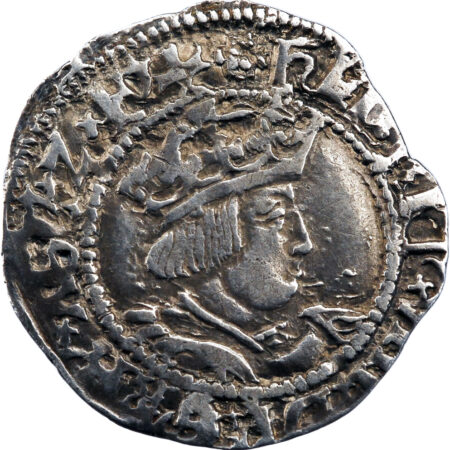 Grande Bretagne Henry VIII 1/2 Groat 1526-1532 Canterbury