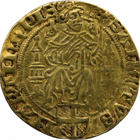 Pays-Bas David de Bourgogne Florin au Saint Martin 1456-1496 Utrecht