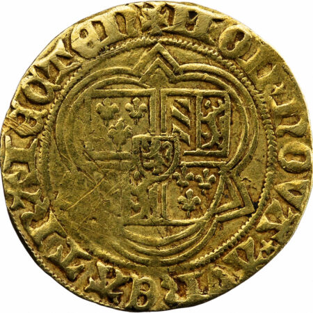Pays-Bas David de Bourgogne Florin au Saint Martin 1456-1496 Utrecht – Image 2