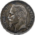France Napoléon III 5 Francs 1869