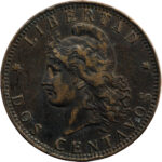 Argentine 2 Centavos 1892