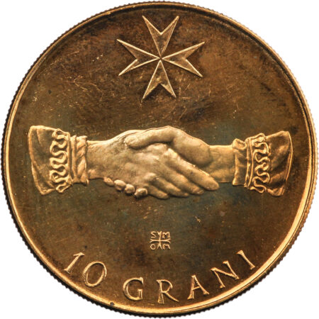 Malte  10 Grani 1967 – Image 2