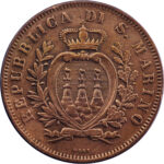 Saint Marin  10 Centesimi 1875