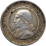 Saint Marin  5 Lire 1938
