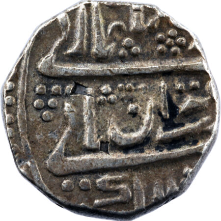 Inde Empire Moghol Muhammad Shah Rupee 1739/40 (AH 1152  Year 22) – Image 2