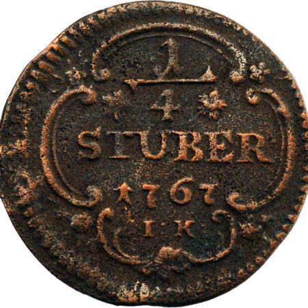 Allemagne Maximilian Friedrich 1/4 Stuber 1767 – Image 2