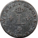 France Louis XV Double sol de billon 1739 Paris