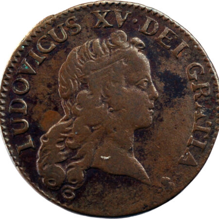 France Louis XV Demi-sol au buste enfantin 1721 Paris