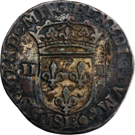 France Louis XIV Quart d'écu 1649 Bayonne – Image 2