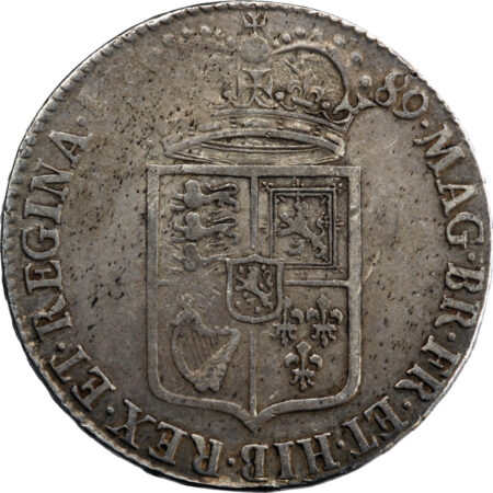 Grande-Bretagne William et Mary Half Crown 1689 Londres – Image 2