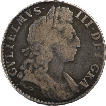 Grande-Bretagne William III Half Crown 1696 Londres