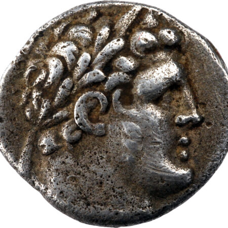 Phénicie Tyr Quart de Shekel CY 7 (120/19 BC) inédit