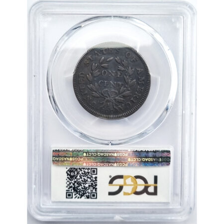 États-Unis Draped Bust Large Cent 1797 Reverse of 1797 PCGS XF40 – Image 4