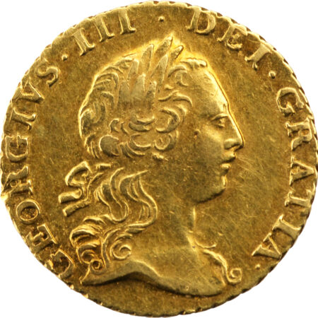 Grande-Bretagne George III 1/4 Guinée 1762 Londres