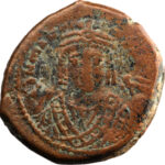 Maurice Tibère Follis 595-96 (An 14) Antioche (Theoupolis)