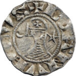Croisades, Principauté d'Antioche Bohémond III Denier 1163-1201 Antioche