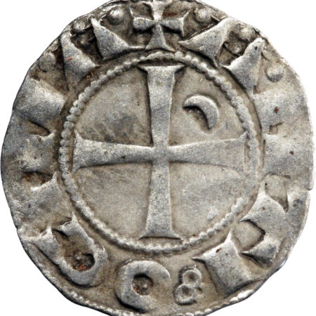 Croisades, Principauté d'Antioche Bohémond III Denier 1163-1201 Antioche – Image 2