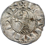 Croisades, Principauté d'Antioche Bohémond III Denier 1163-1201 Antioche