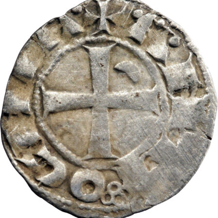 Croisades, Principauté d'Antioche Bohémond III Denier 1163-1201 Antioche – Image 2