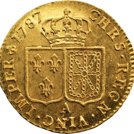 France Louis XVI Louis d'or  1787 Paris – Image 2
