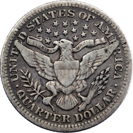 États-Unis Barber Quarter Dollar 1904 Philadelphie – Image 2