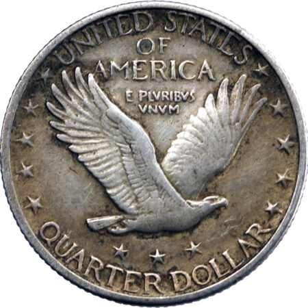 États-Unis Standing Liberty Quarter Dollar 1918 San Francisco – Image 2