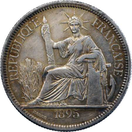 Indochine française  Piastre 1895 Paris