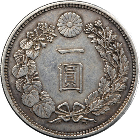 Japon Meiji Yen 1882 (RY 15) Osaka – Image 2
