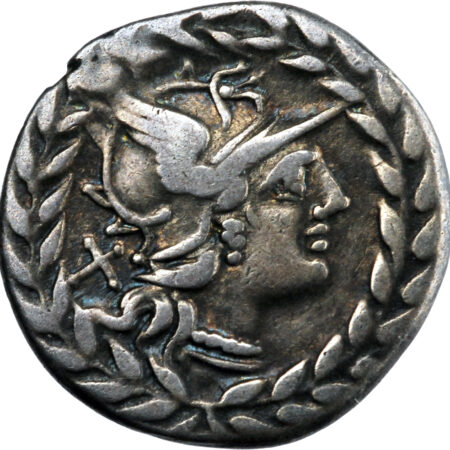 Cn. Gellius Denier 138 BC Rome