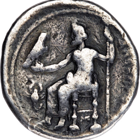 Royaume de Macédoine Alexandre III le Grand Tétradrachme 330-325 BC Myriandrus – Image 2