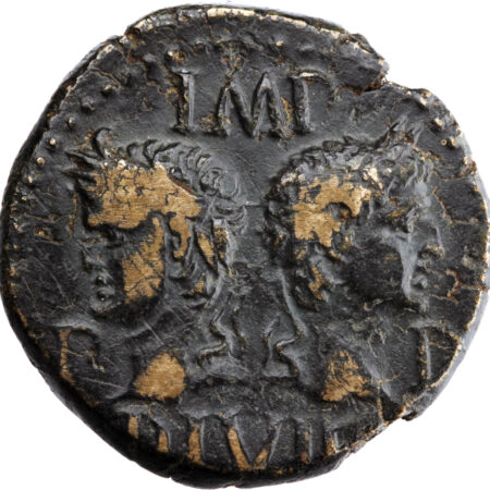 Auguste et Agrippa As 27 BC-14 AD Nemausus - Nîmes