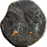 Auguste et Agrippa As 27 BC-14 AD Nemausus - Nîmes