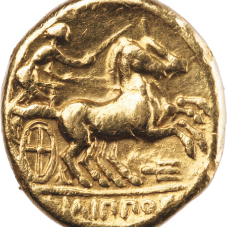 Royaume de Macédoine Philippe II Statère 340-328 BC Amphipolis – Image 2