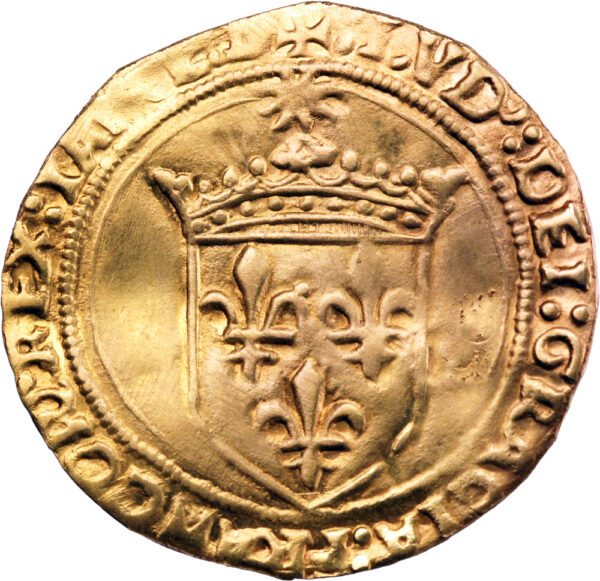 France Louis XII Écu d'or au soleil 1507-1512 Gênes