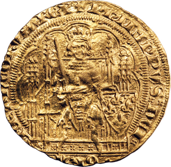 France Philippe VI Écu d'or à la chaise 1343