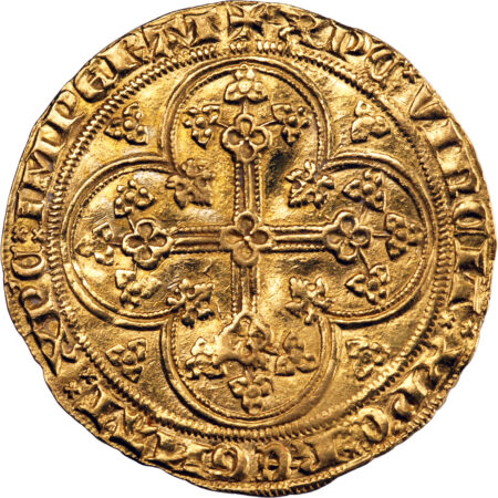 France Philippe VI Écu d'or à la chaise 1343 – Image 2