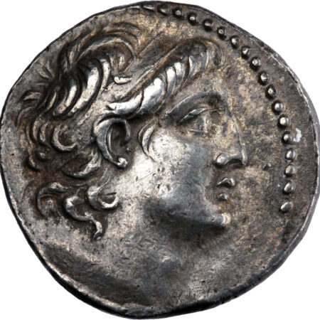 Royaume Séleucide Antiochos VII Tétradrachme 136/5 BC (SE 177) Tyr
