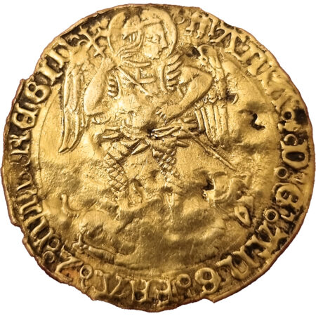 Grande-Bretagne Mary Tudor Ange d'or 1553-54 Londres