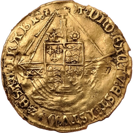Grande-Bretagne Mary Tudor Ange d'or 1553-54 Londres – Image 2